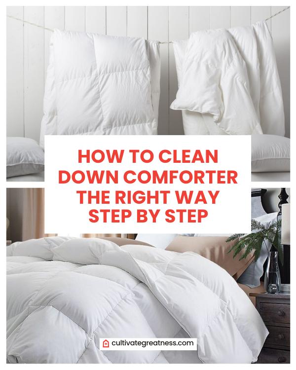 How to Clean Down Comforter the Right Way Step by Step