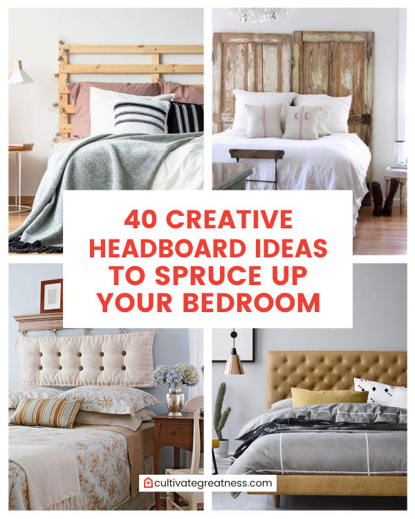40 Creative Headboard Ideas To Spruce, Unique Queen Headboard Ideas