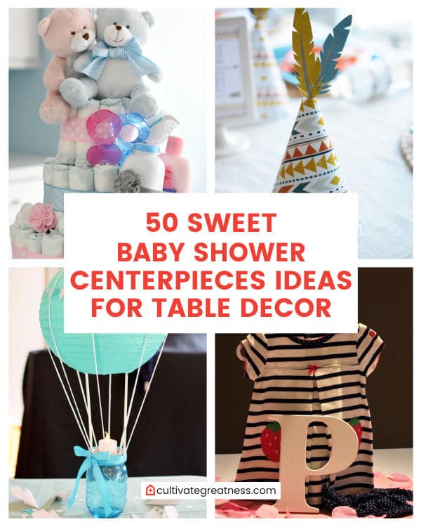 Sweet Baby Shower Centerpieces Ideas for Table Decor