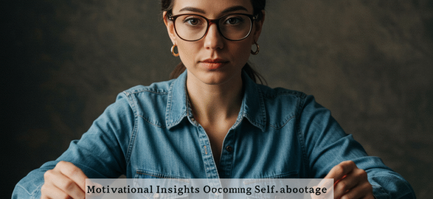 Motivational Insights for Overcoming Self-Sabotage
